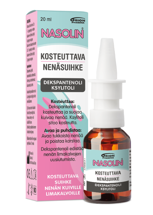 Nasolin kosteuttava nenäsuihke 20 ml