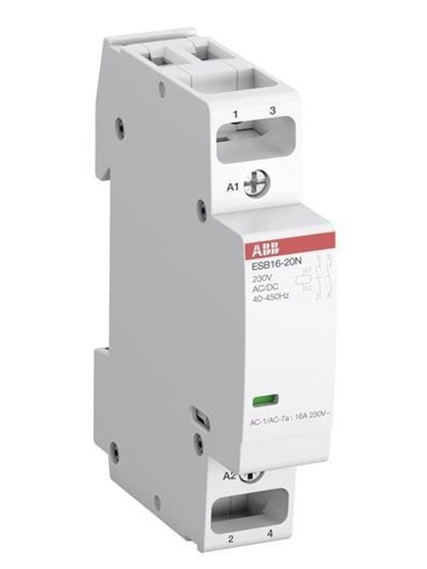 ABB Esb16-20n-01 asennuskytkin 2no/0nc 24v ac/dc