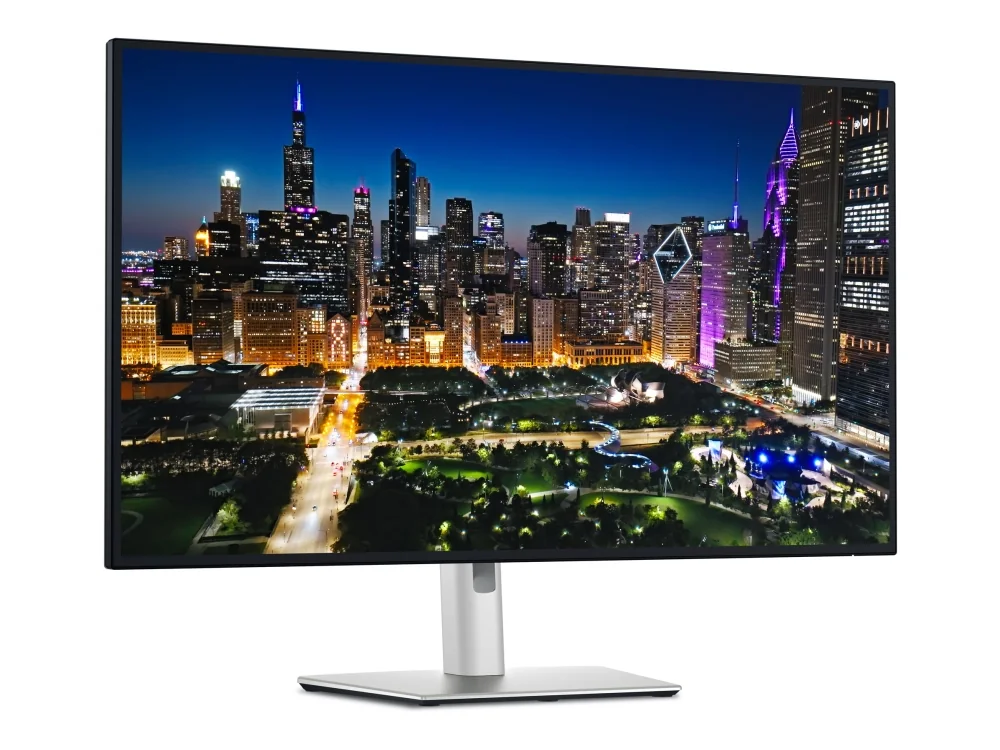 DELL UltraSharp U3225QE, 80 cm (31.5), 3840 x 2160 pikseliä, 4K Ultra HD, LCD, 8 ms, Musta, Hopea