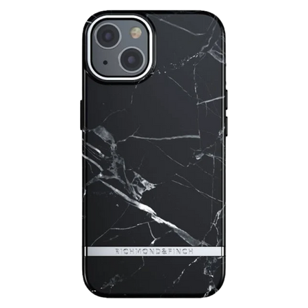 Richmond & Finch Musta marmori iPhone 13 suojakotelo