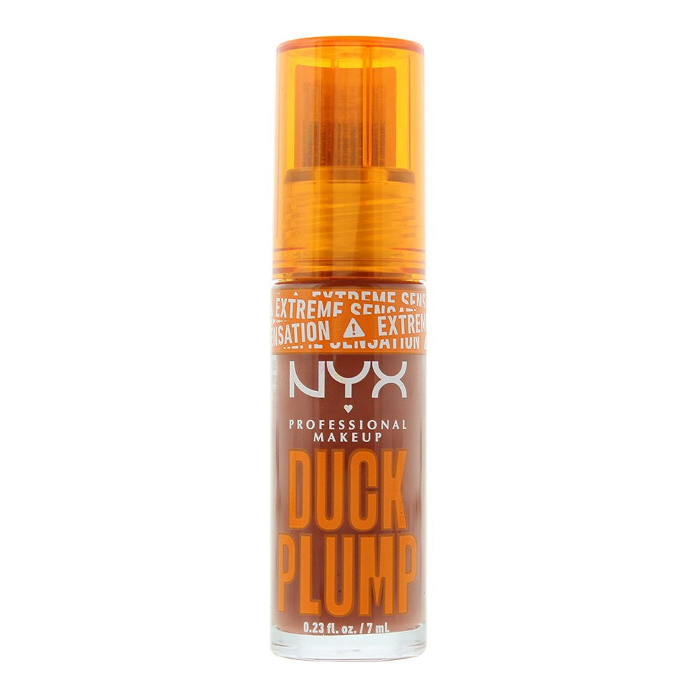 NYX Professional Makeup Duck Plump Huulikiilto Volumizing Effect Color 05 Brown Aplaus 7 ml