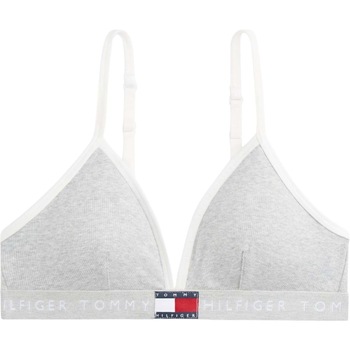 Tommy Hilfiger Underwear Rintaliivi meleerattu harmaa / valkoinen
