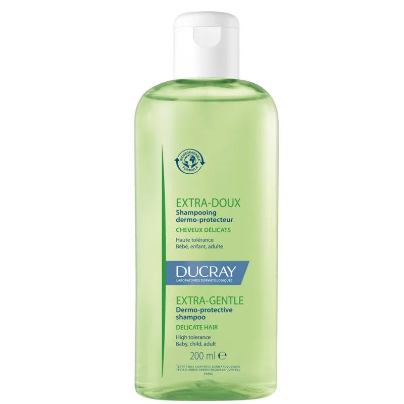 Ducray Erittäin hellävarainen shampoo (ihoa suojaava) usein toistuvaan hiustenpesuun - Määrä: 200 ml