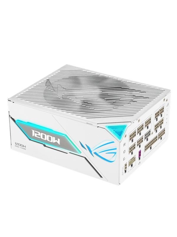 ASUS ROG THOR 1200W Platinum III White (ROG Equalizer) Virtalähde - 1200 Watt - ATX 3.1 - 80 Plus Platina sertifioitu
