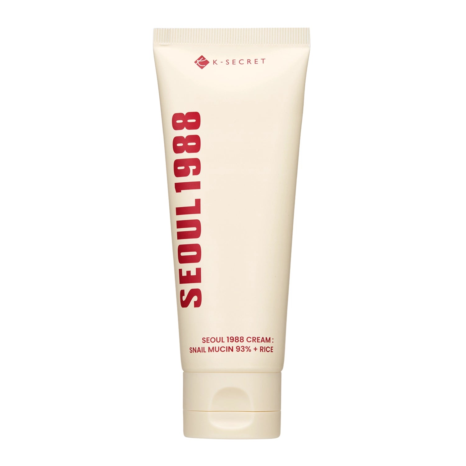 K-SECRET SEOUL 1988 Cream Snail Mucin 93% Rice Crema Lenitiva 100ml — Crema viso