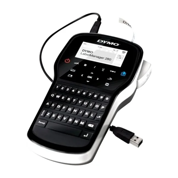 Dymo Labelmanager 280 etikettitulostin lämpösiirto D1 qwerty
