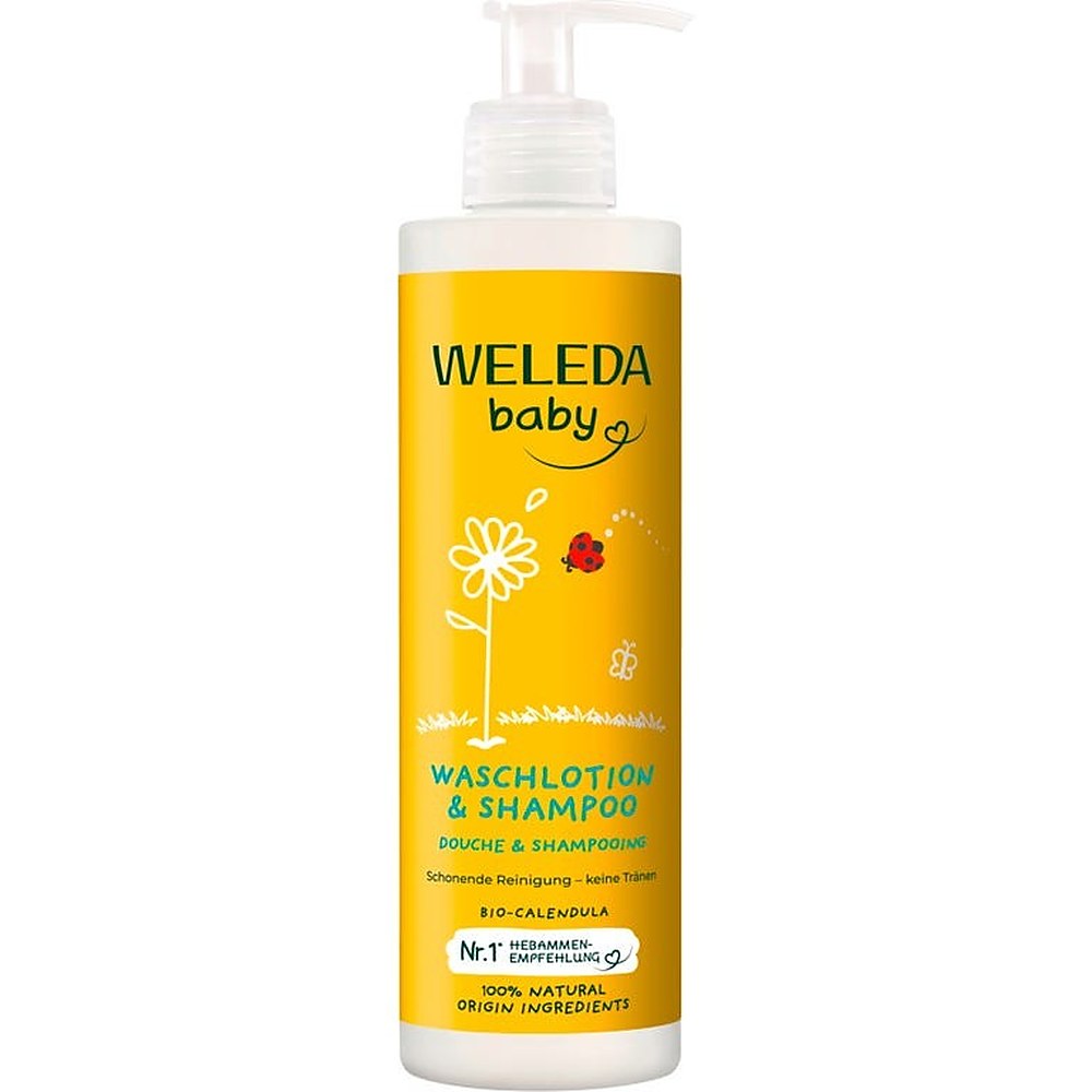 Weleda Kehäkukka-suihkupesu ja shampoo 400 ml