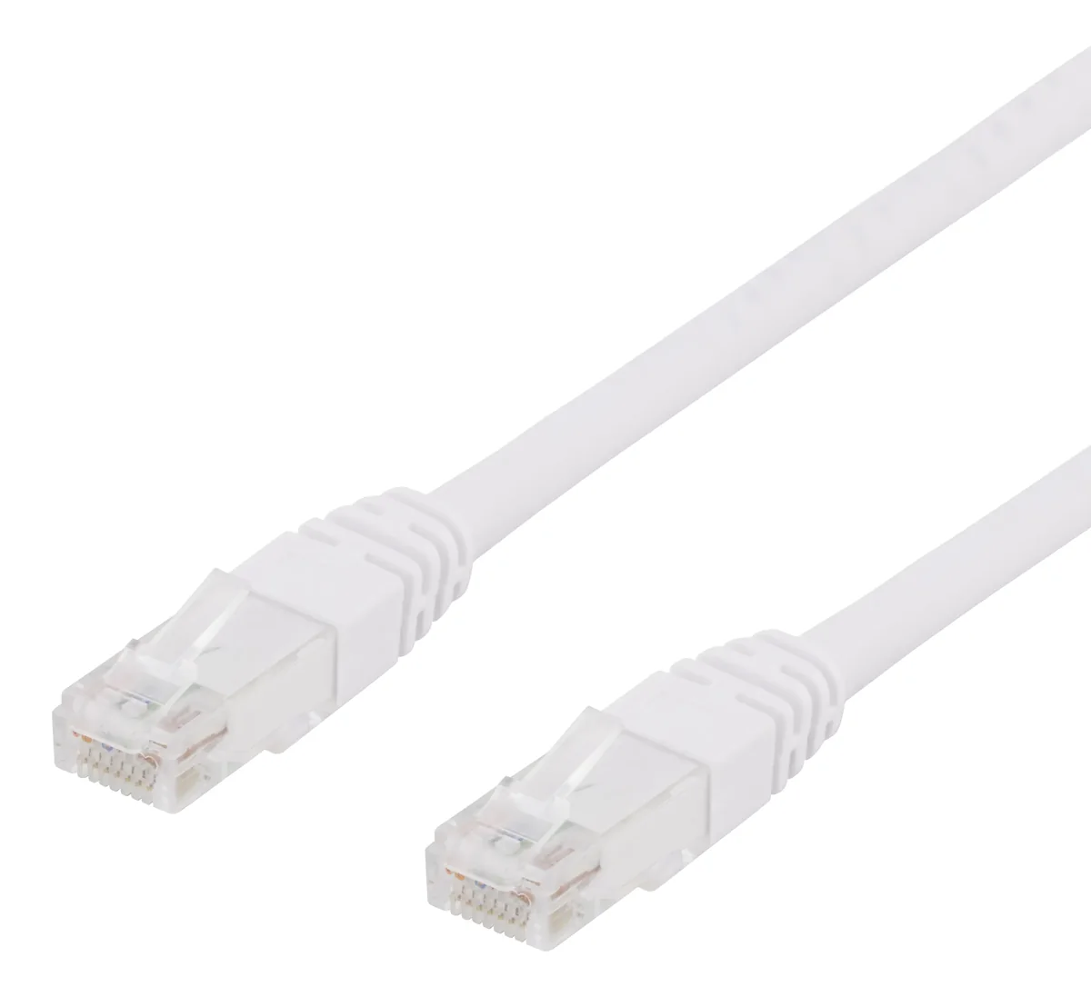 DELTACO - Liitäntäkaapeli - RJ-45 (uros) - RJ-45 (uros) - 3 m - UTP - CAT 6 - valkoinen