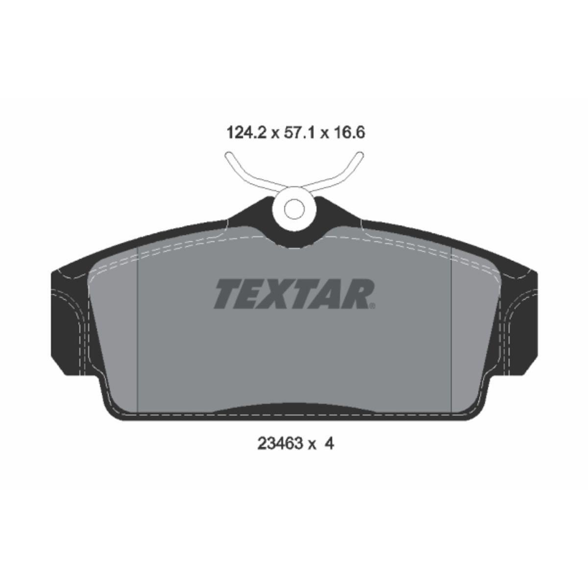 Jarrupalat, levyjarru TEXTAR 2346302