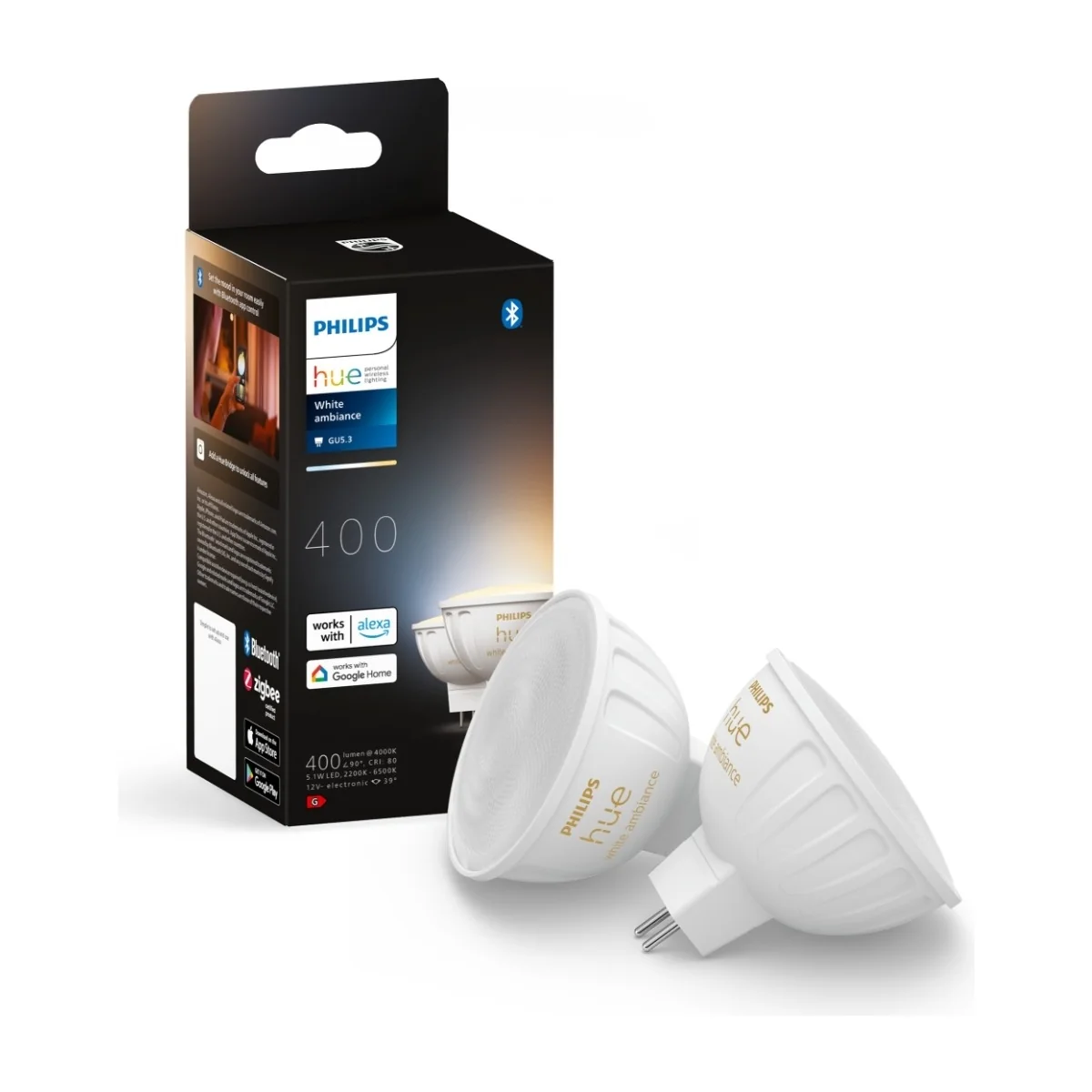 Philips Hue WA 5.1 W 12 V MR16 2-Pack