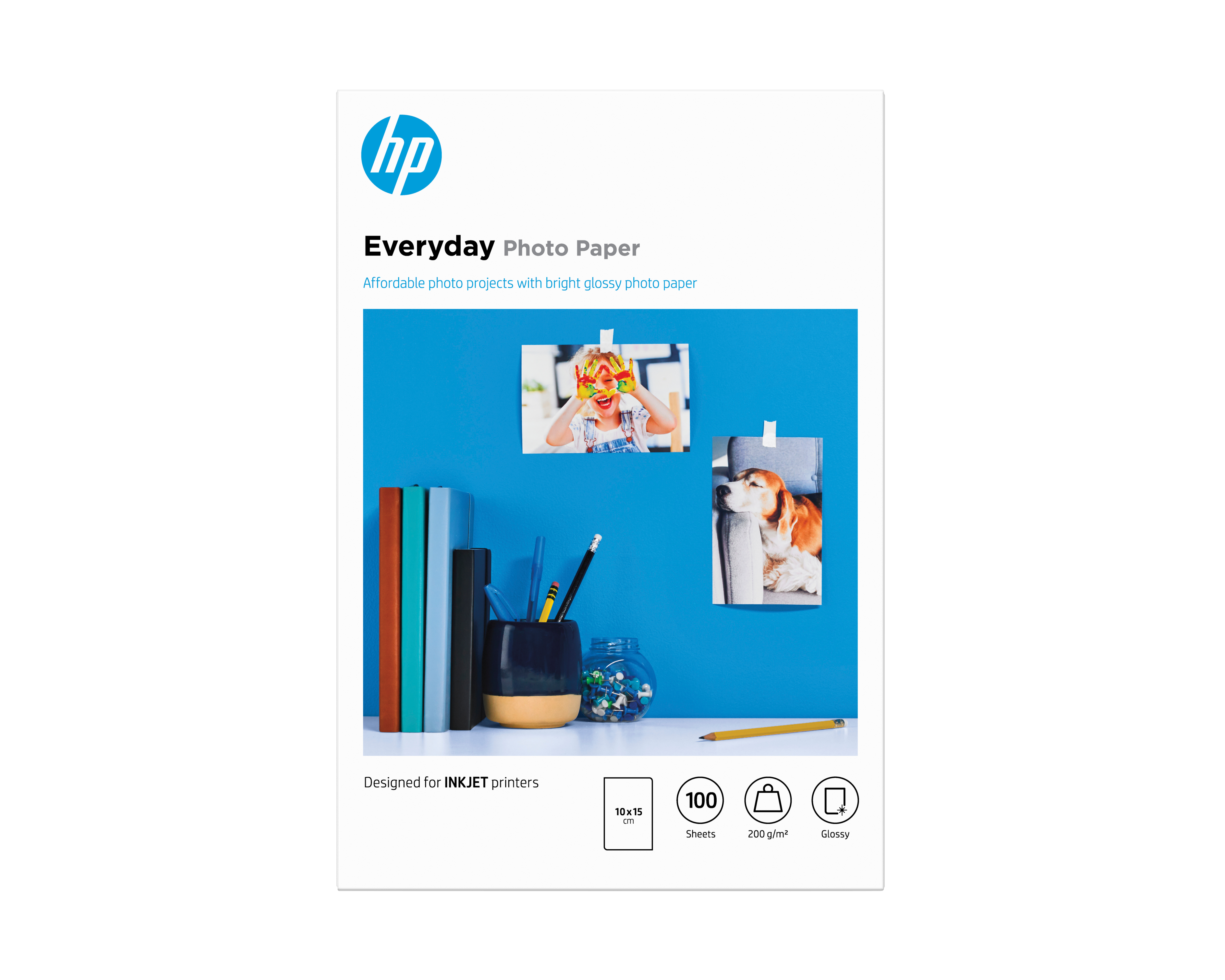 HP Everyday Photo Paper Glossy 100 sheet 10x15 cm 200g/m2