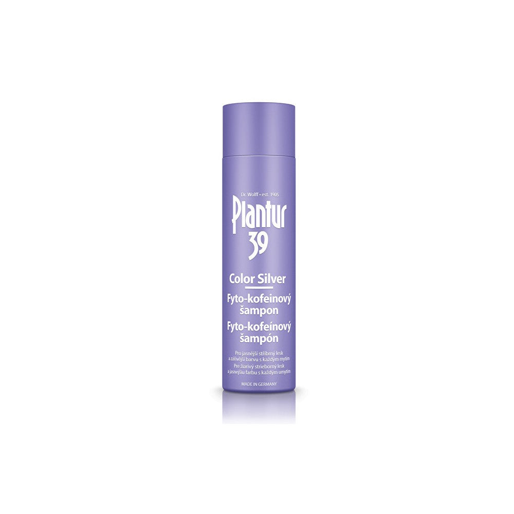 Plantur 39 Color Silver kofeiinia neutraloiva shampoo keltaisille sävyille 250 ml