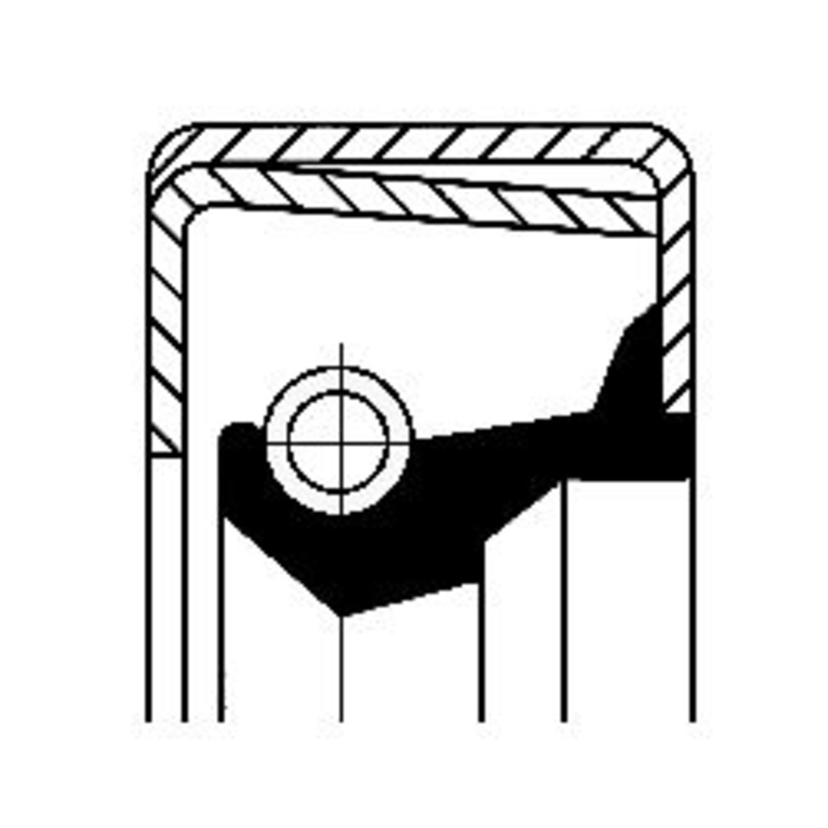 Akselitiiviste, tasauspyörästö CORTECO 01020675B