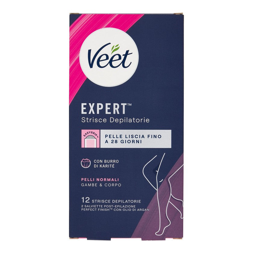 Veet Expert Body -vahausliinat normaalille iholle 12 kpl