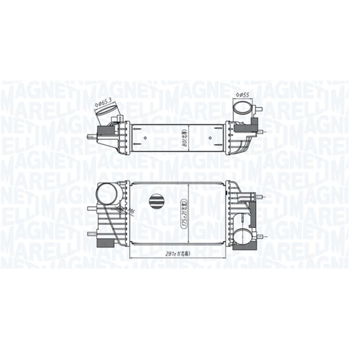Välijäähdytin MAGNETI MARELLI 351319205820