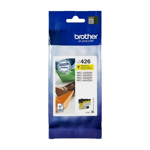 Brother LC426Y -mustekasetti, keltainen