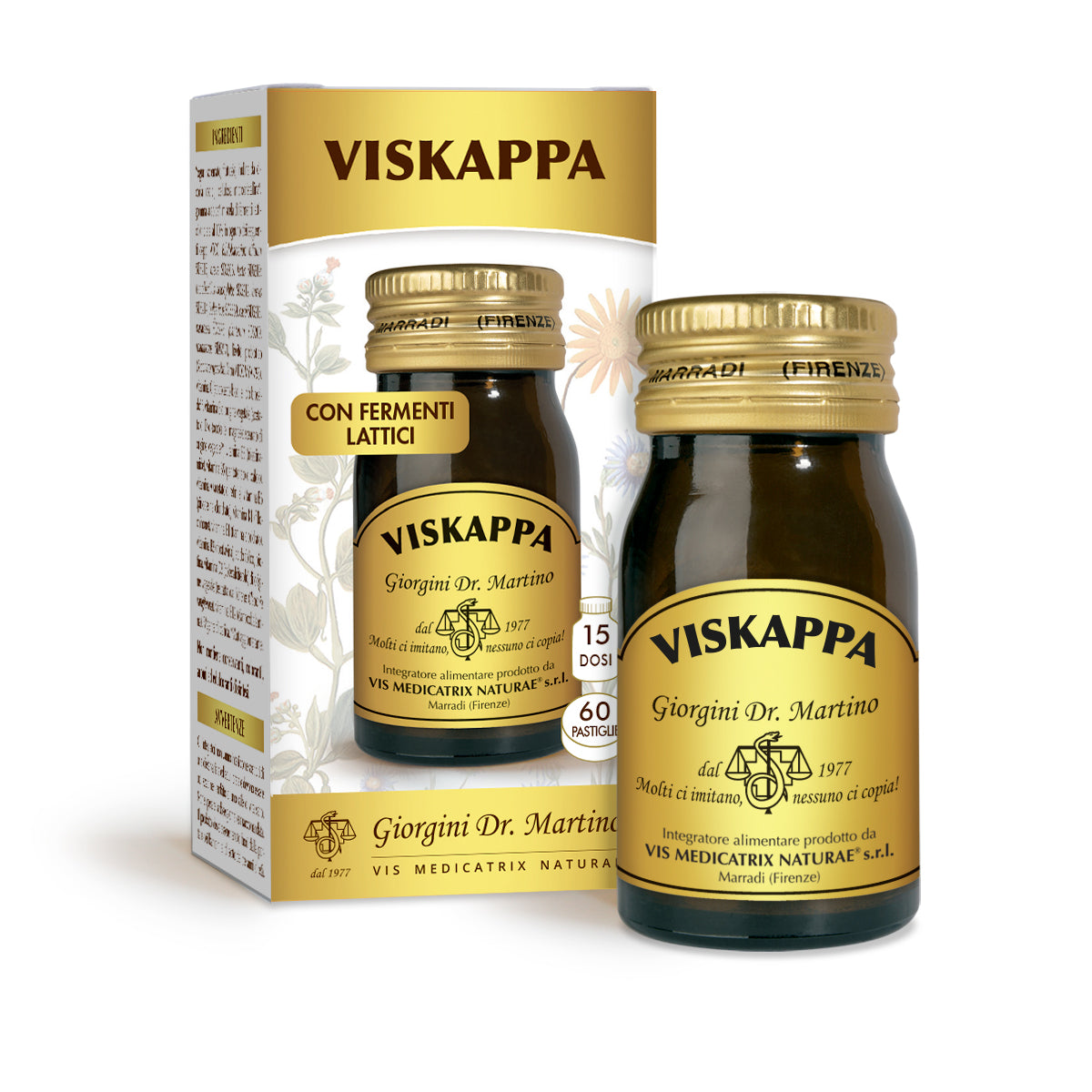 Dr Giorgini Viskappa 180 tablettia à 500 mg - 90 g