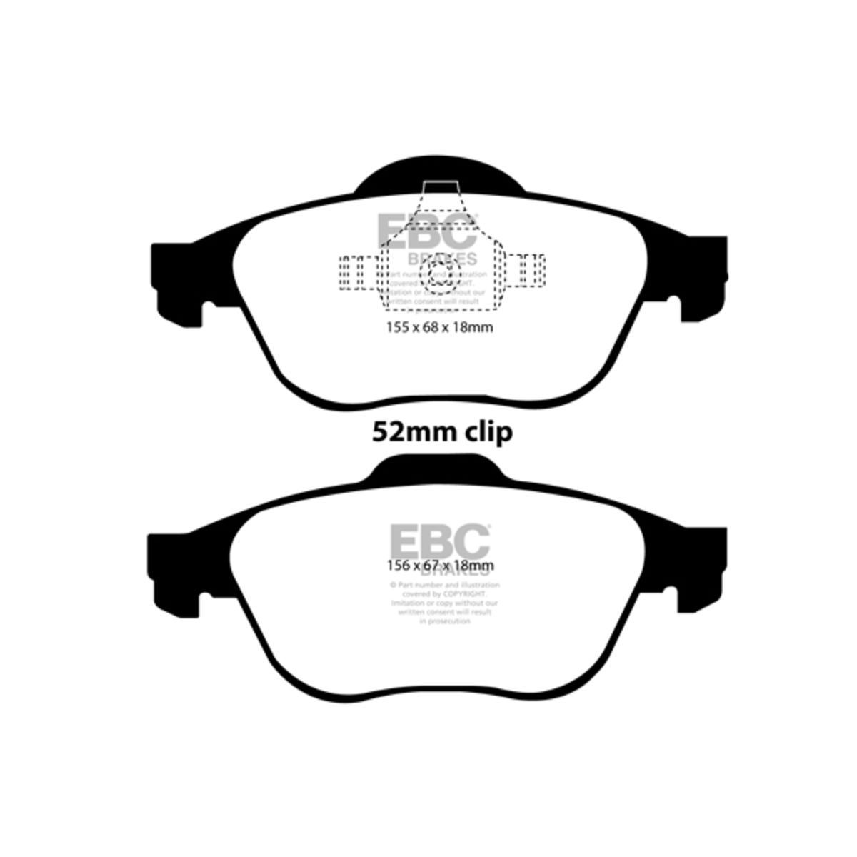 Jarrupalat, levyjarru EBC Brakes DP41394R