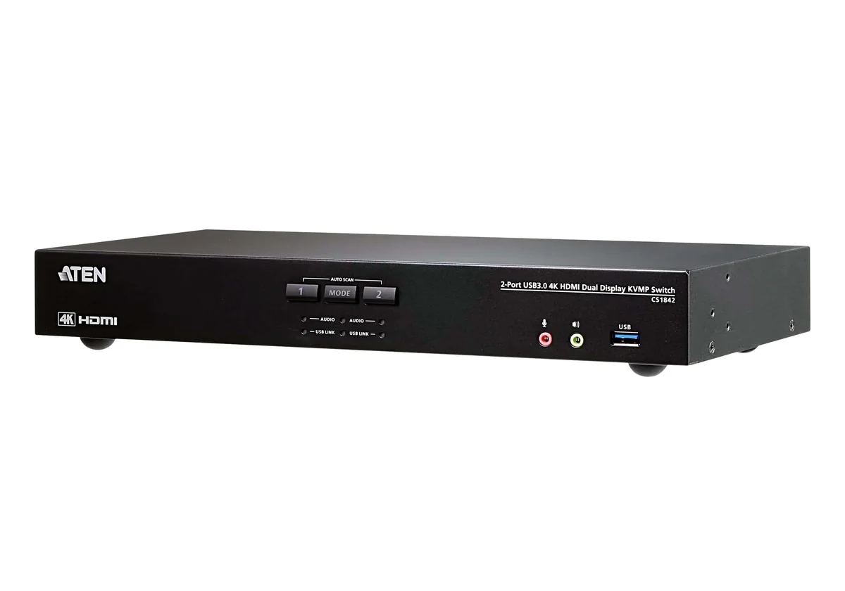 Aten Cs1842-at-g Kvm-kytkin Musta