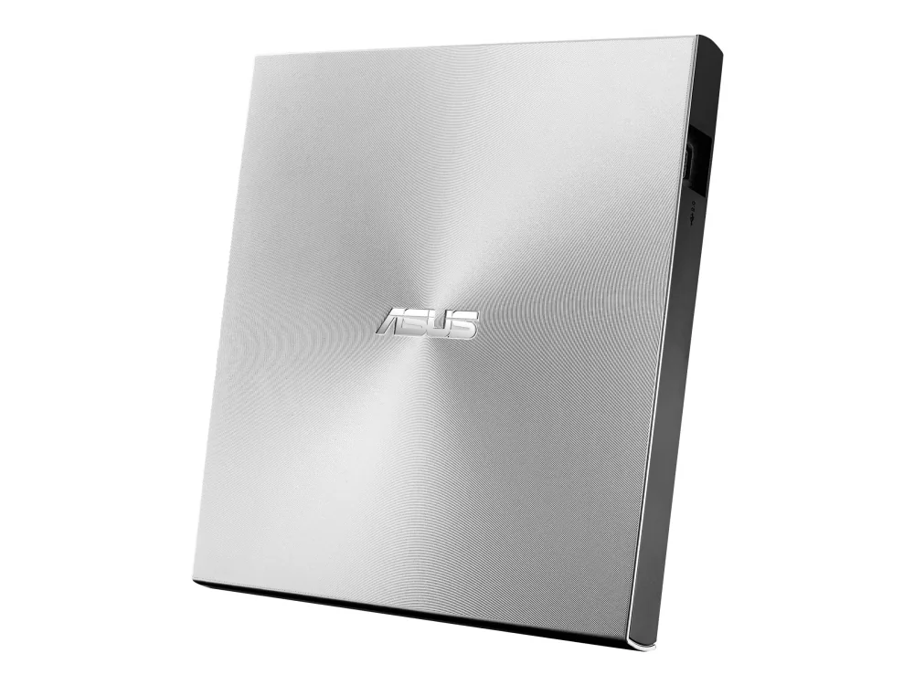 ASUS ZenDrive U9M SDRW-08U9M-U, ohut ulkoinen DVD-kirjoitin, USB 2.0, hopea