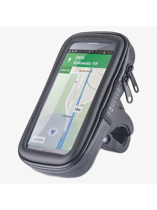 Forever XXL Waterproof 6.5" Bicycle Mobile Holder Black