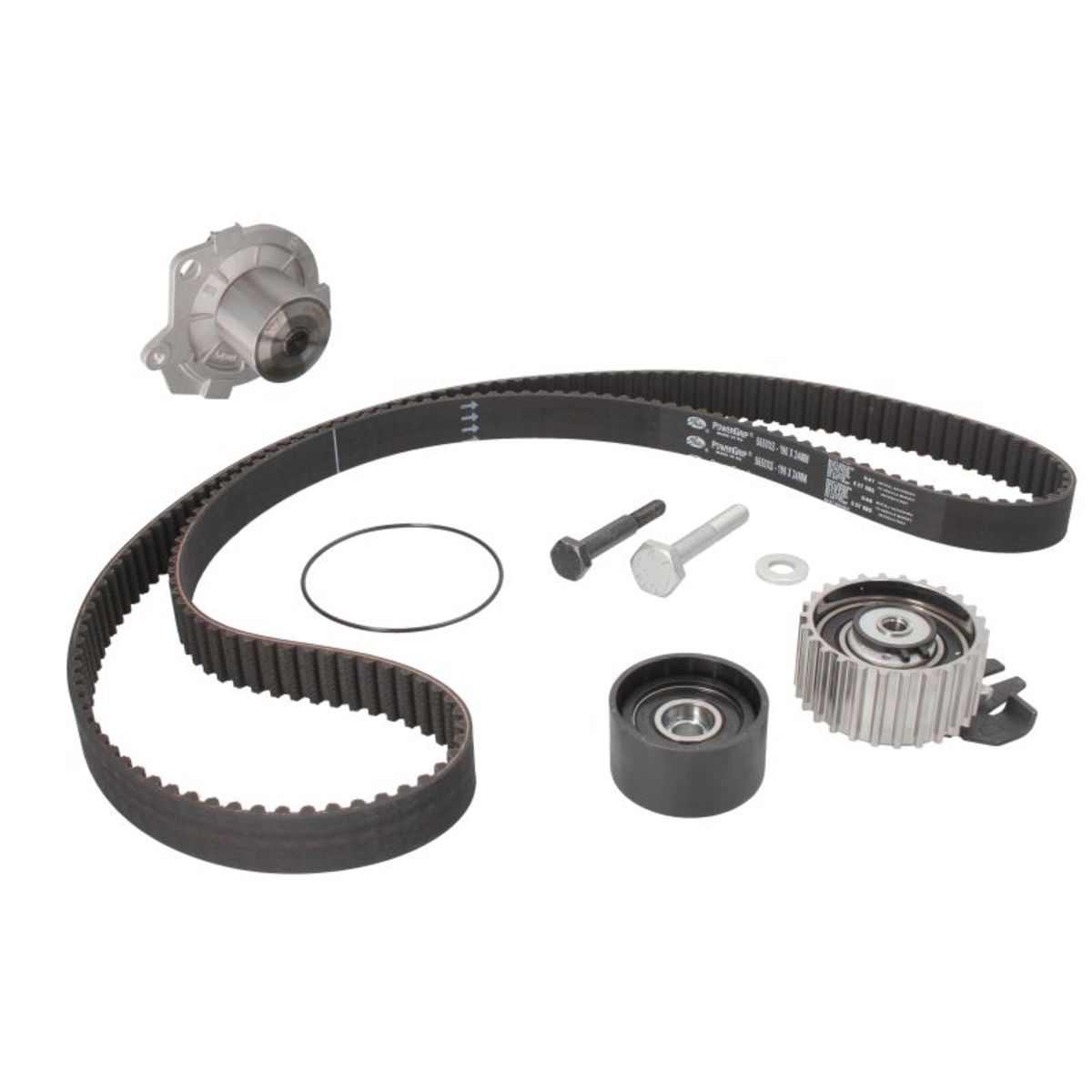 Vesipumppu + jakohihnasarja GATES KP25650XS