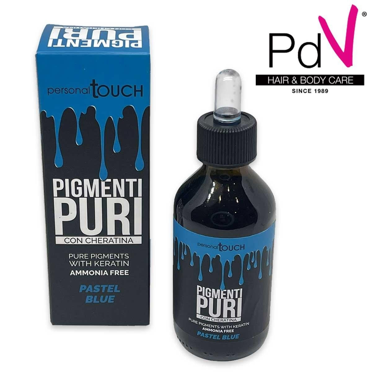 Personal touch puhtaat pigmentit keratiinilla 100 ml pastellisinistä
