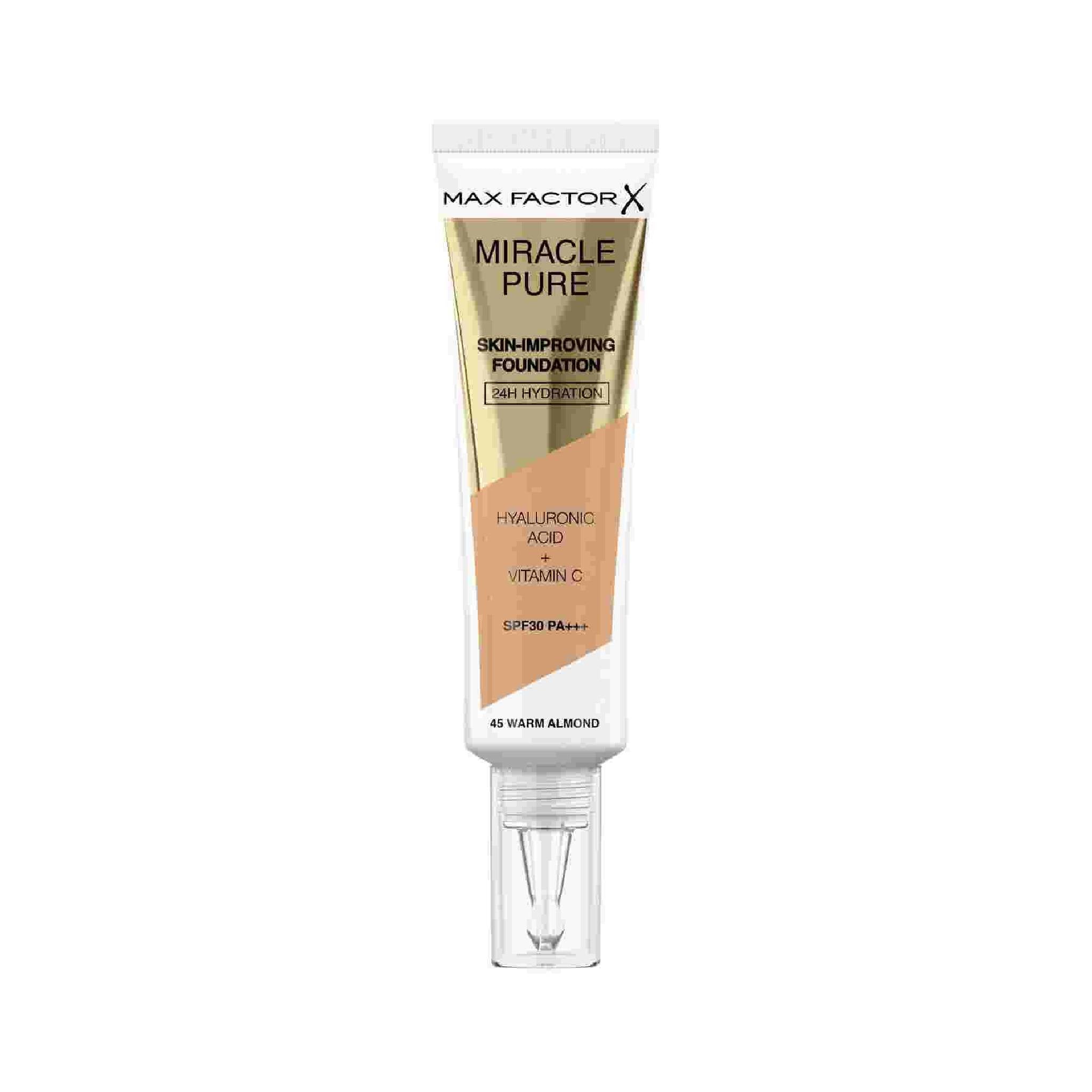 Miracle Pure Moisturizing Makeup (Skin Enhancement Foundation) 30 ml - Sävy: 45 Warm Almond