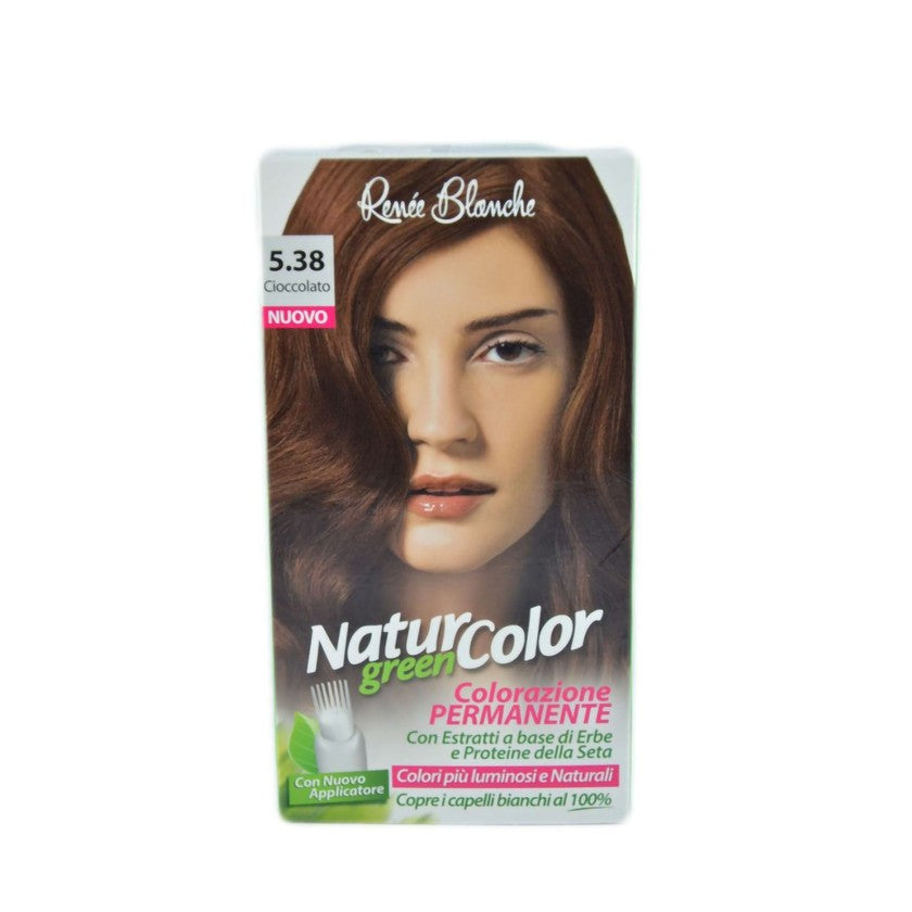 Renee Blanche Hiusväri Pysyvä Luonnollinen Väri Natur Color Greenn 538 Suklaa