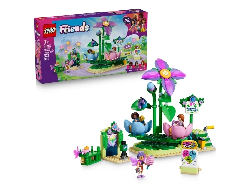 LEGO Friends 42702 Kukkien ja keijujen koristama teekuppikaruselli