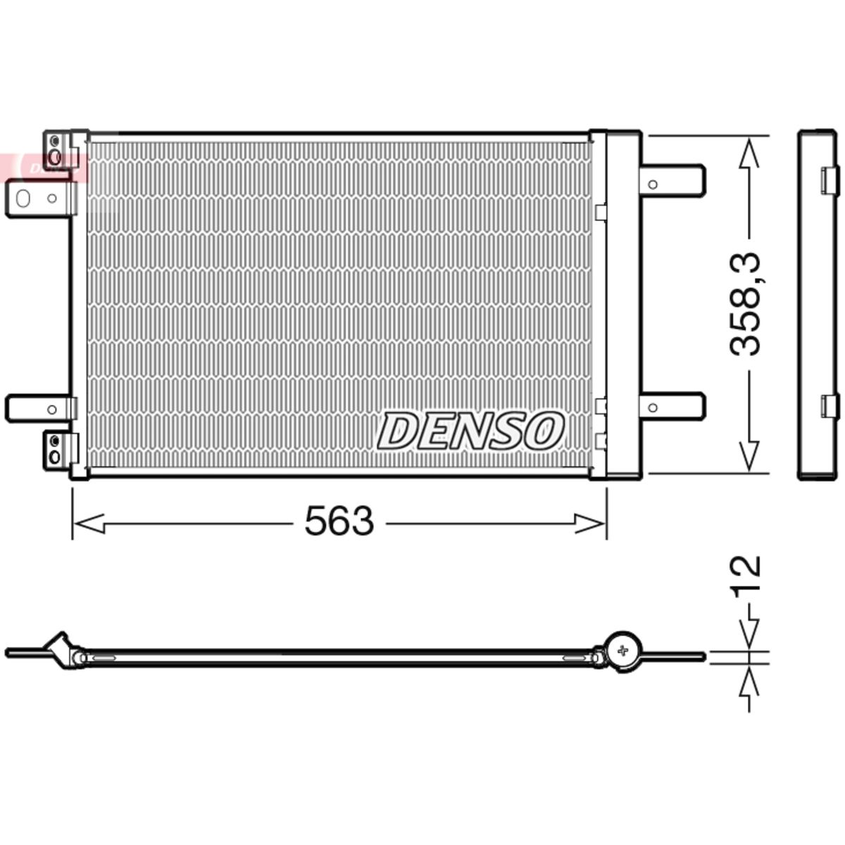 Lauhdutin, ilmastointilaite DENSO DCN21032
