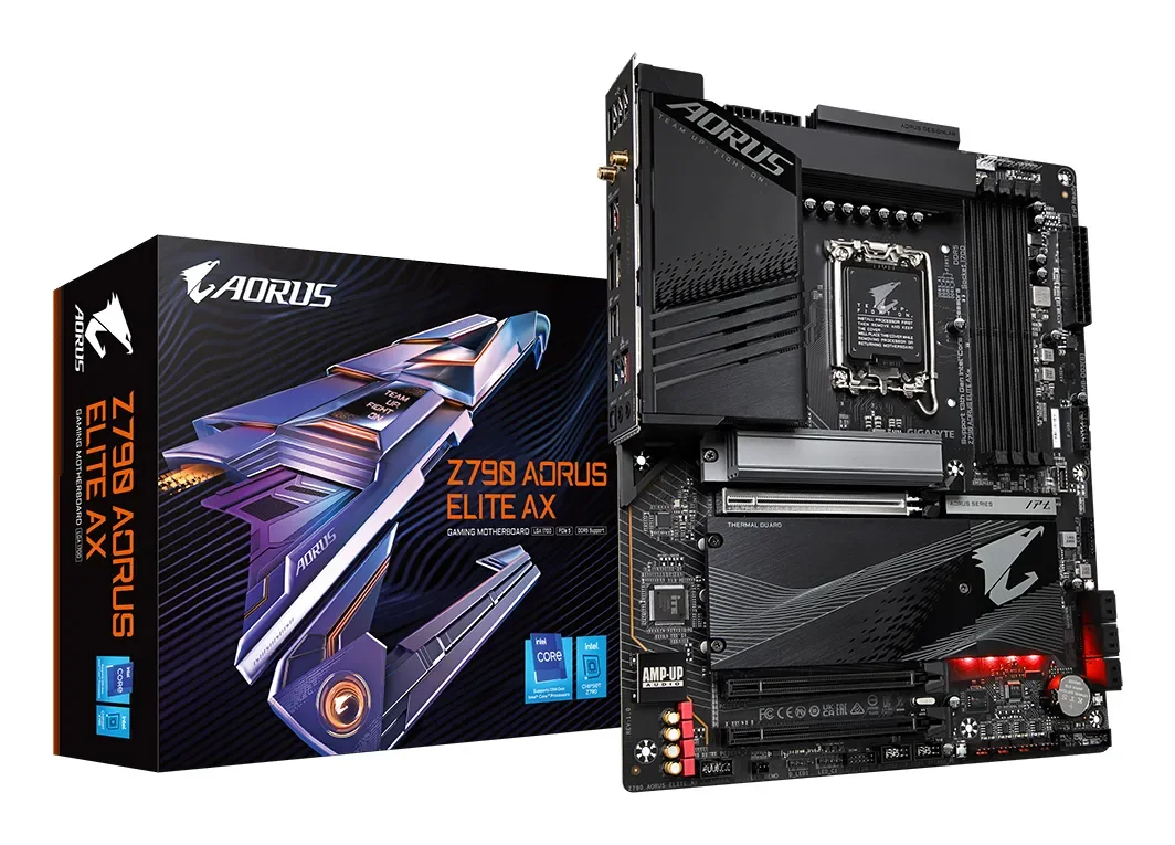 Gigabyte Z790 Aorus Elite Ax Emolevy Intel Z790 Lga 1700 Atx Lga 1700 Atx Emolevyt