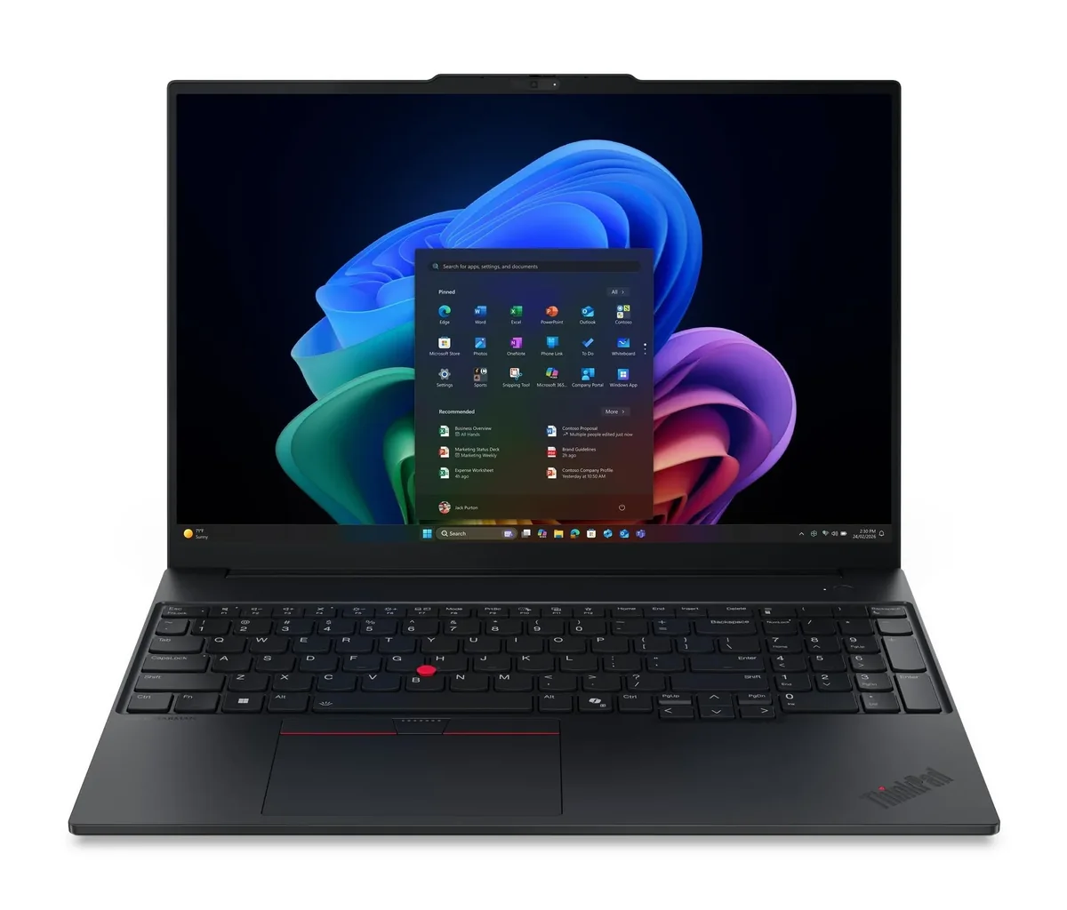 Lenovo ThinkPad E16 Gen 4 16" Ultra 5 325U, 16 Gt, 512 Gt, Win 11 Pro -kannettava, musta
