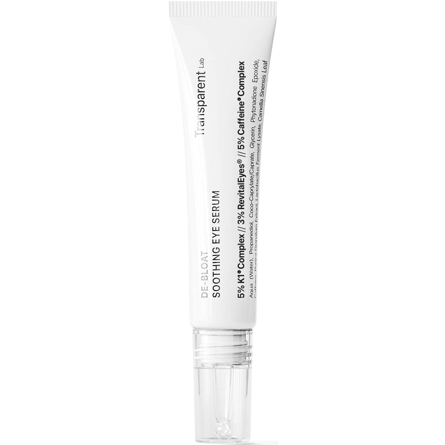 Niche Beauty Lab Transparent Lab De-Bloat Soothing Eye Serum - 15 ml