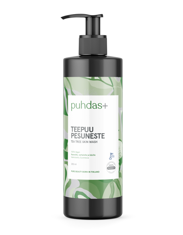 Puhdas+ Tea Tree Skin Wash (Teepuu Pesuneste) 250 ml