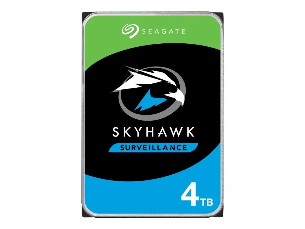 Seagate SkyHawk 3.5" 4 Tt, 5400 RPM, 256 MB, SATA III -kovalevy (valvontakäyttöön)