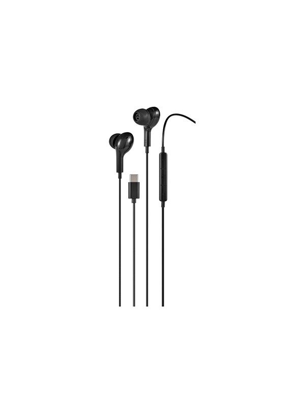 Streetz Streetz C220 In-ear kuulokkeet, 3-button, USB-C, musta C220-BLK Vastaa: N/A