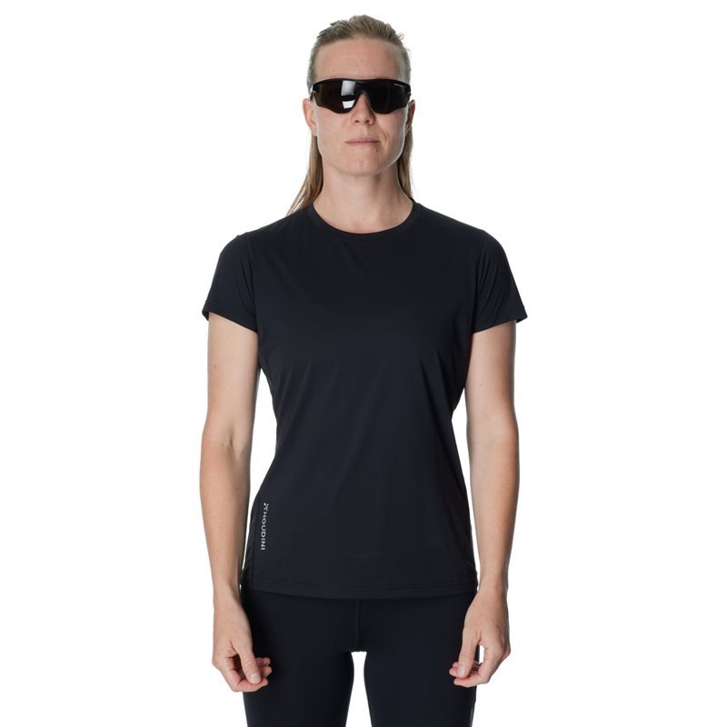 Houdini W's Pace Air Tee True Black - L