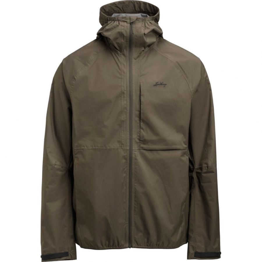 Lundhags Tived Waterproof Jacket, sadetakki, miehet, vihreä