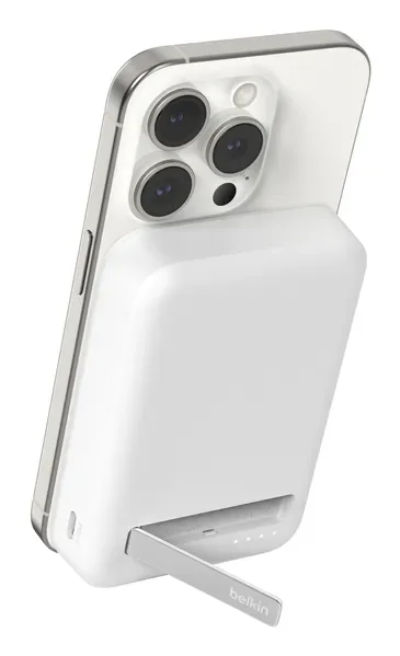 Belkin BoostCharge Pro Magnetic Wireless 10000mAh, 15W -varavirtalähde, Valkoinen