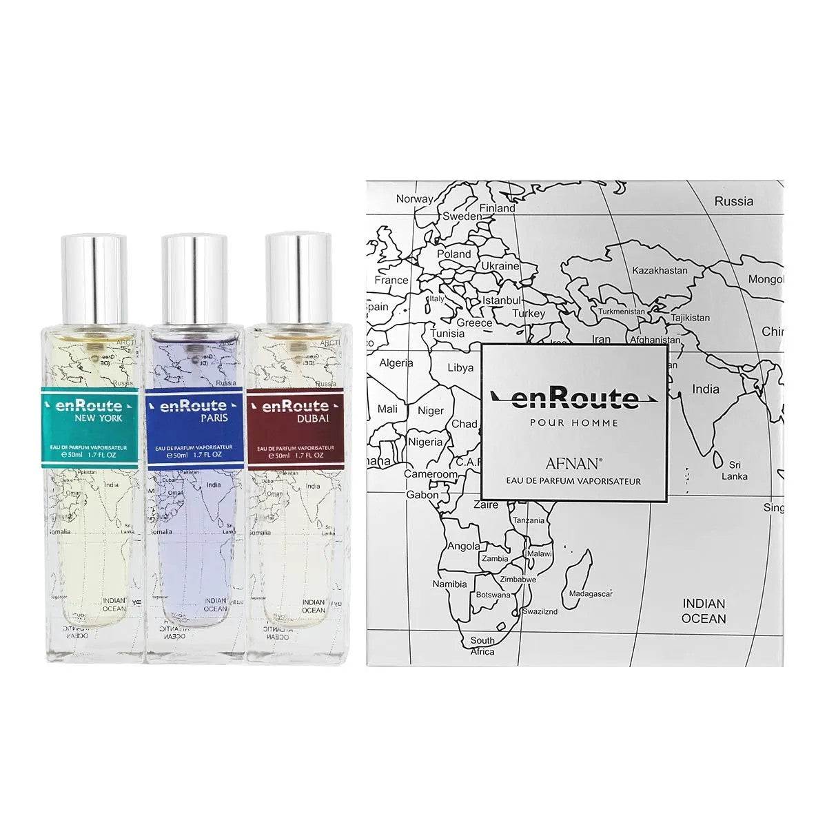 Afnan On the Road Men - setti 3 x 50 ml