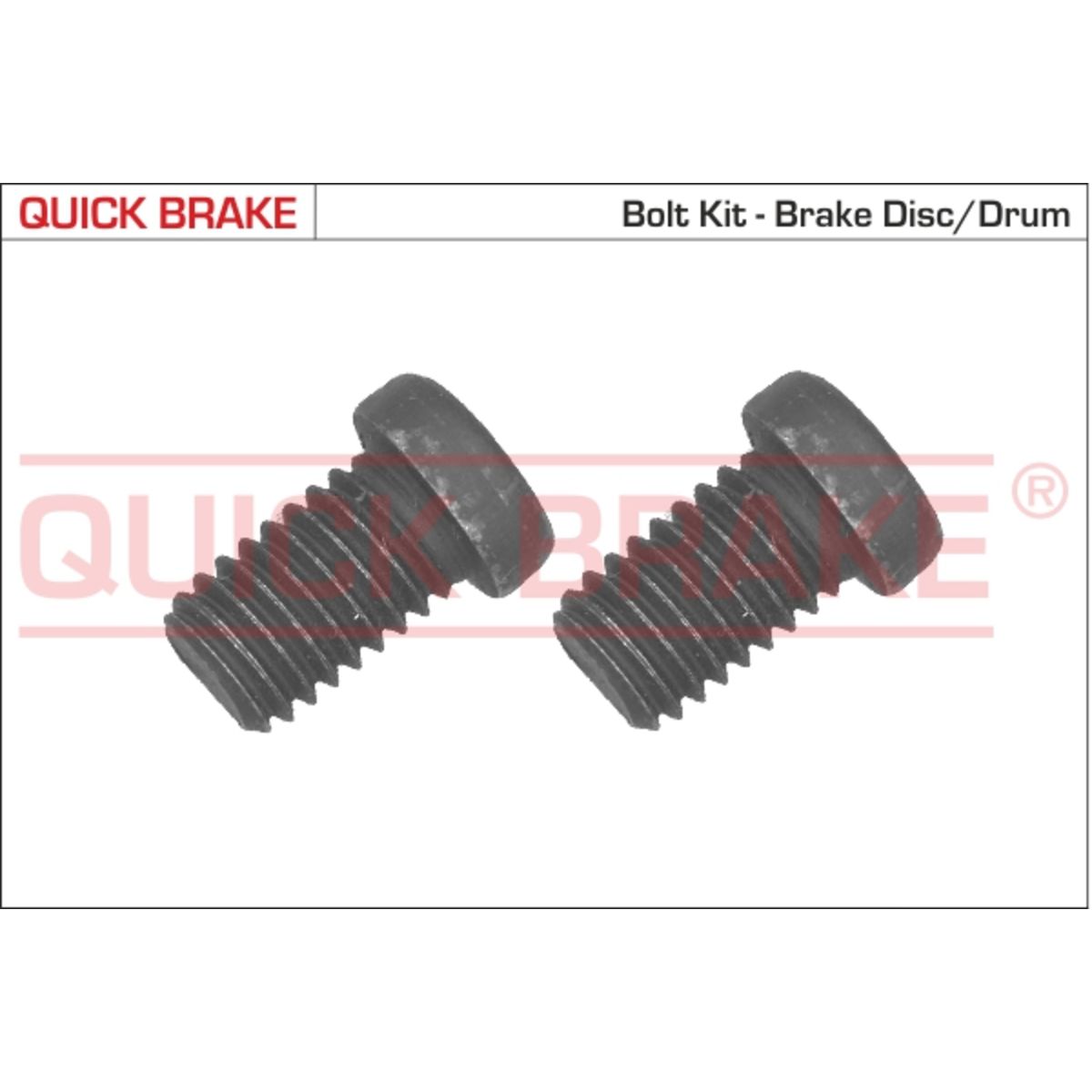Ruuvi, jarrulevy QUICK BRAKE 11668K