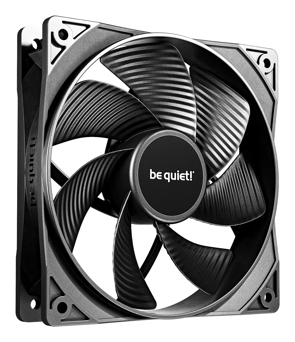 be quiet! Pure Wings 3 Reverse, 120 mm, PWM kiväärilaakeri -tuuletinsarja, 3 kpl, musta