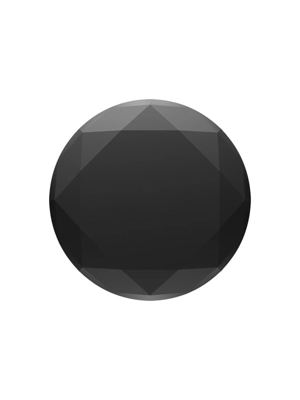 POPSOCKETS Metallic Diamond Black Irrotettava Grip Telinetoiminto Premium