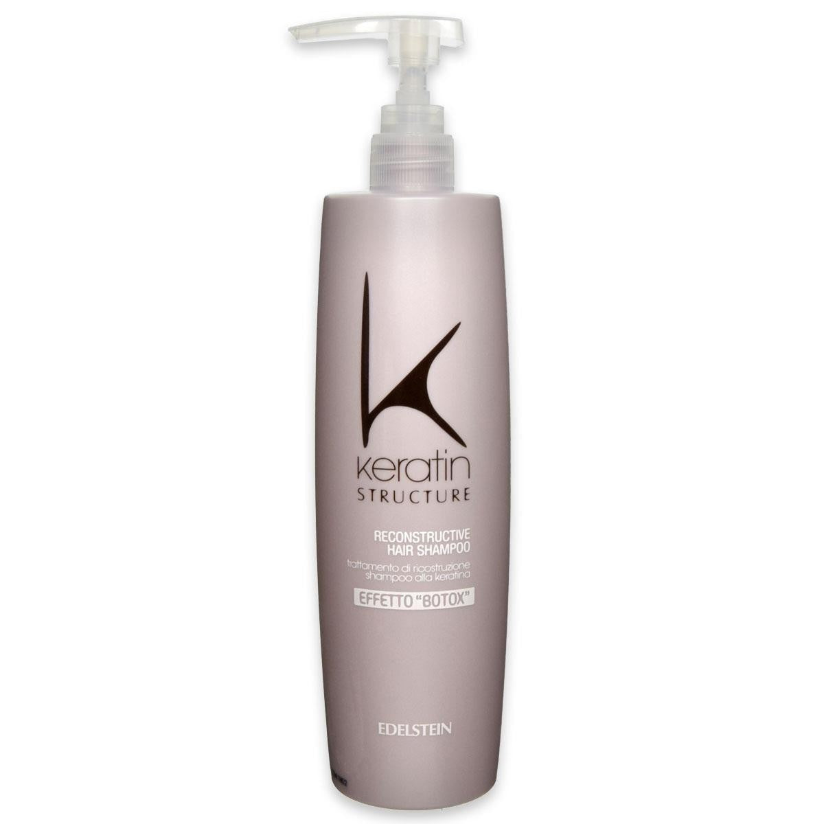Rakentava shampoo hiuksille 750 ml Struttura Keratiininen