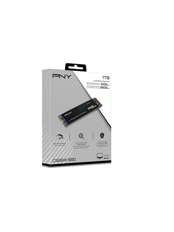 PNY CS2241 1 Tt M.2 PCIe Gen4 x4 NVMe -SSD-levy