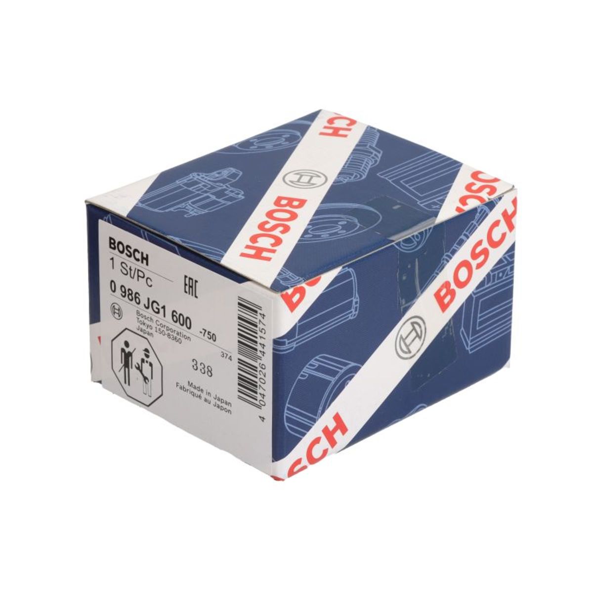 Ruiskutusventtiili BOSCH 0 986 JG1 600