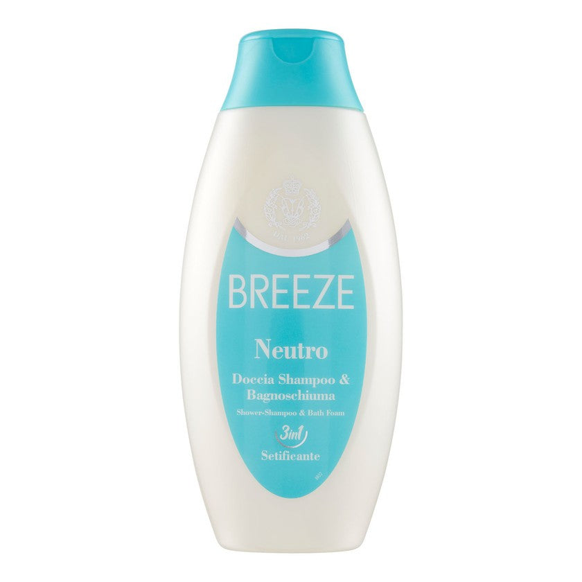 Breeze Breeze Neutro - Hellävarainen Suihku- ja Shampootuote 400 ml