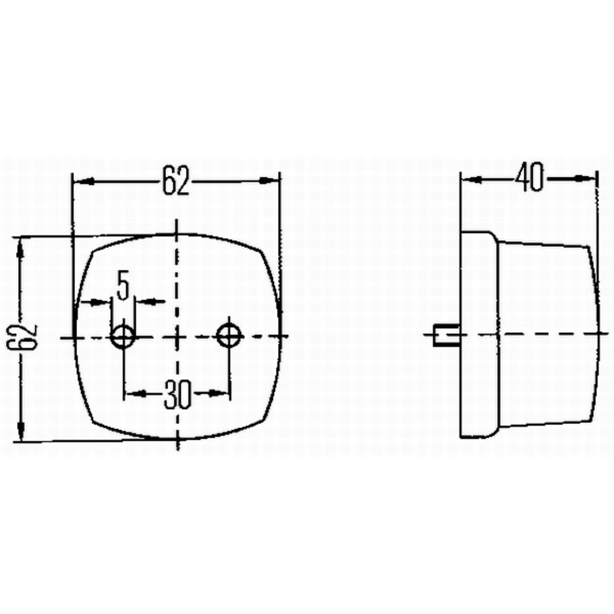Äärivalo HELLA 2XS 005 639-001