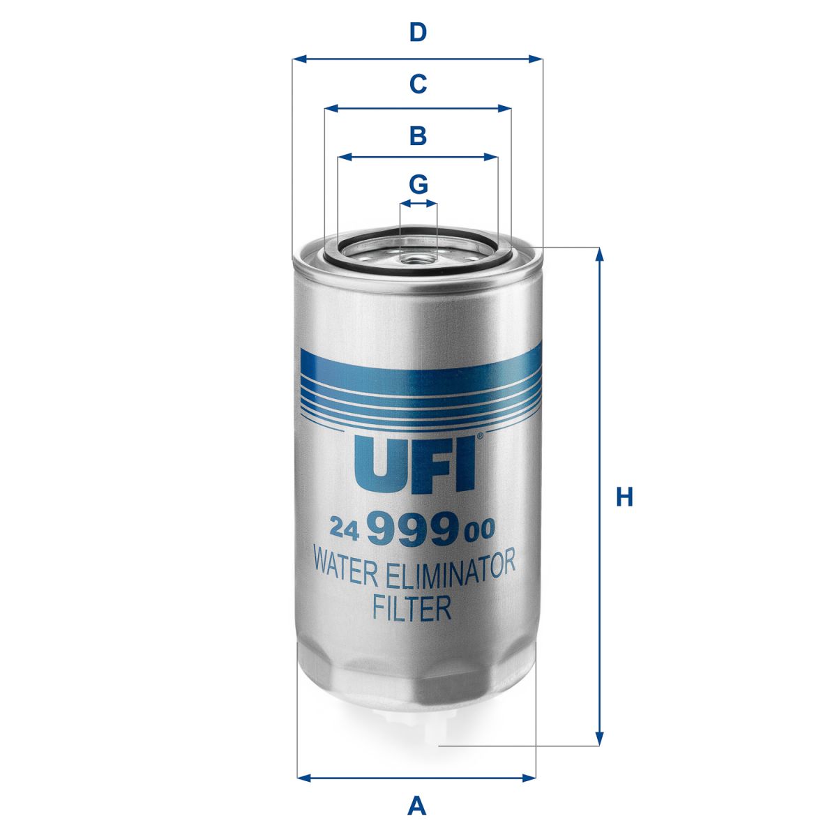 Polttoainesuodatin UFI 24.999.00